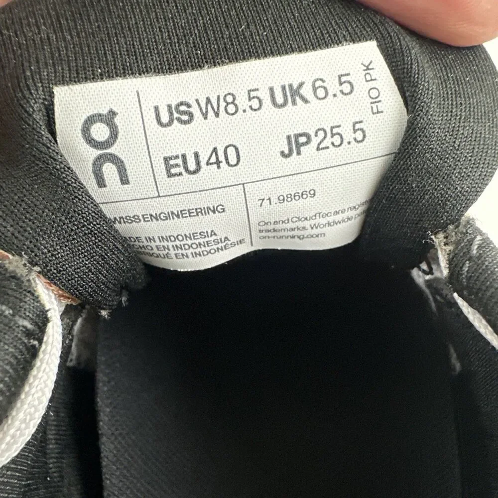 On Running Cloudflyer 4 Sneaker Peach‎ Aloe Swiss Performance Comfort Womens 8.5